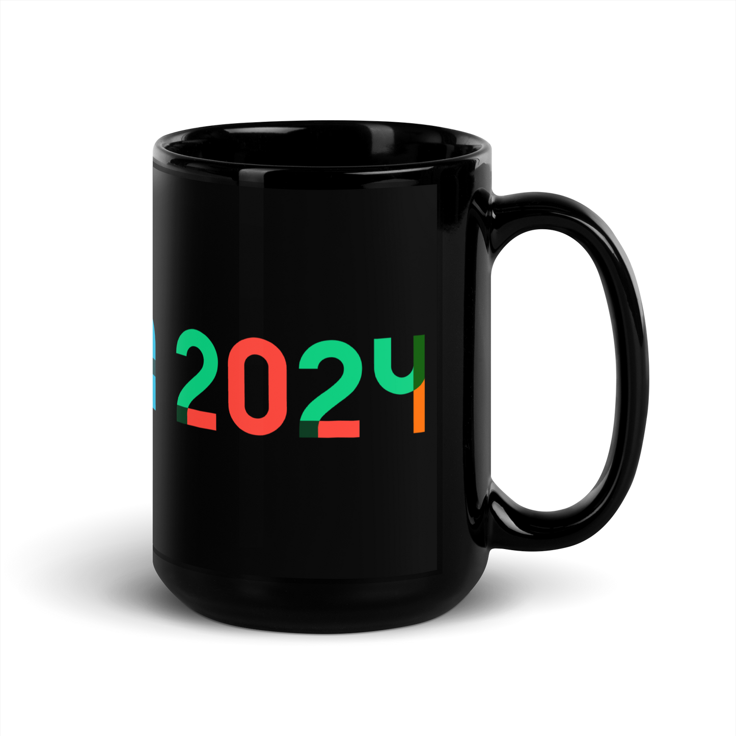 Kamala 2024 Black Glossy Mug